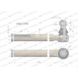 Vairo jungtis JCB 4992124 Warynski