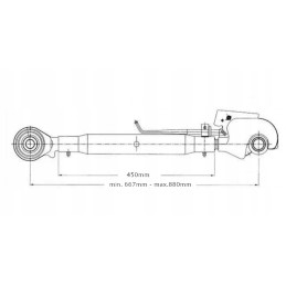 Viršutinė jungtis su tvirtinimo kabliu m 36, 2 kategorija