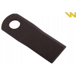Kairysis vejapjovės peilis 129 5x48x4mm skylė 21 2 su