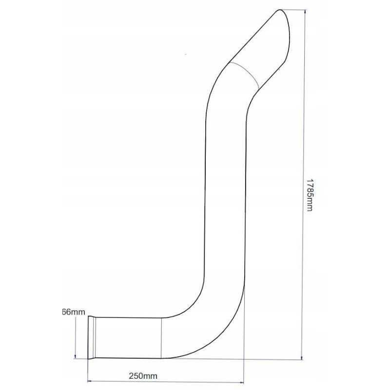 Duslintuvo išleidimo vamzdis re214751 john deere john de