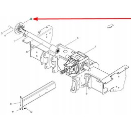 Kb8869116 savaime išsilyginantis guolis su korpusu