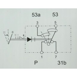 Išjungtas automatinis jungiklis su 4 kontaktų užraktu