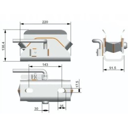 Transporto kablys sbr 80 750005kr