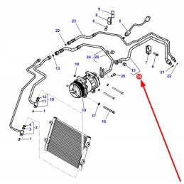 4391491m1 oro kondicionieriaus kabelis