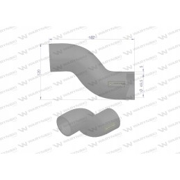 Apatinis radiatoriaus vamzdis 3220435r1 Warynski 322043