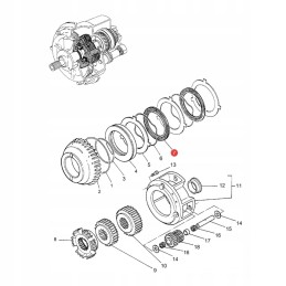 Massey Ferguson frikcinio disko 3381495m1 keitimas