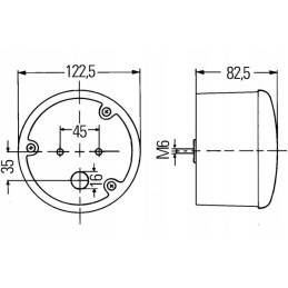 Hella galinis kombinuotas žibintas