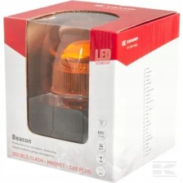 LED blykstės gaidys su magnetu ir kištuku