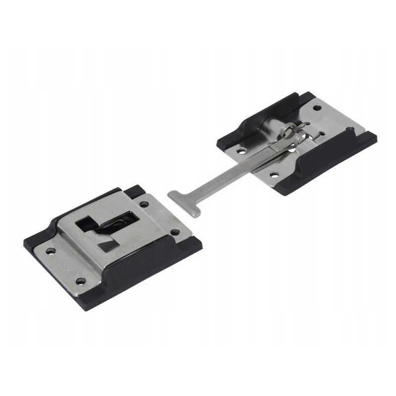 Nerūdijančio plieno durų spyna puspriekabei ir priekabai