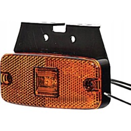 Stačiakampė LED markerinė lempa 12 24v su laidu