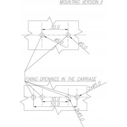 Stačiakampė LED markerinė lempa 12 24v su laidu