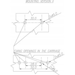 Stačiakampė LED markerinė lempa 12 24v su laidu