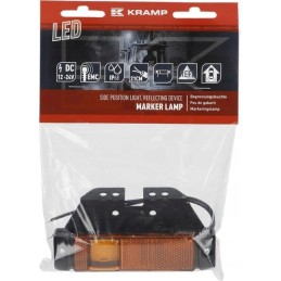 Stačiakampė LED markerinė lempa 12 24v su laidu