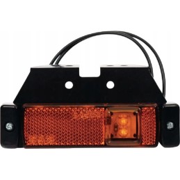 Stačiakampė LED markerinė lempa 12 24v su laidu