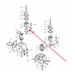 4348282m3 dešinės kabinos tvirtinimo kronšteinas