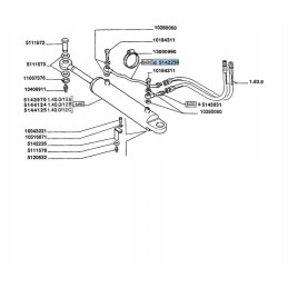 Hidraulinė žarna New Holland Case 5142238