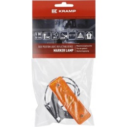 Stačiakampė LED markerinė lempa 12 24v su laidu