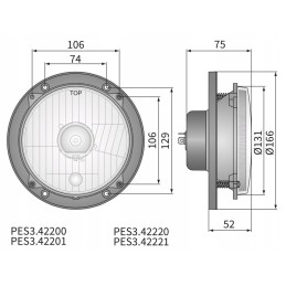 Priekinių žibintų lempa H4 R2 Deutz Fahr Wesem