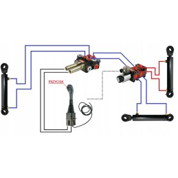 Solenoidinis vožtuvas, 3 sekcijų, vožtuvas 6, 2 krypčių, 60l