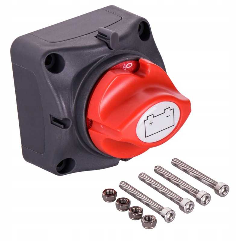 Įžeminimo srovės jungiklis, akumuliatoriaus svirtis, atjungiklis