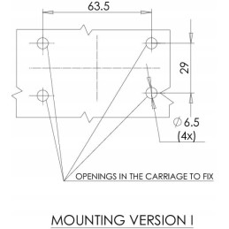 Kairysis gabaritinis žibintas 12 24v LA30006
