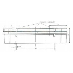 Stačiakampis halogeninis kombinuotas galinis žibintas 12
