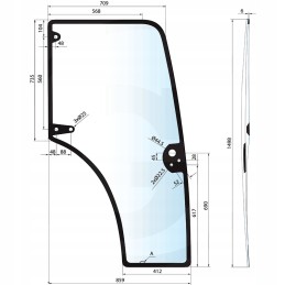 New Holland Quantum Compact langas, kairysis 2