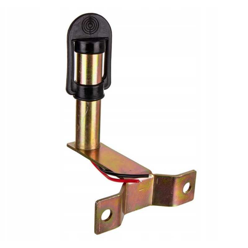 Gaidžio blykstės laikiklis, tvirtinimas priekyje