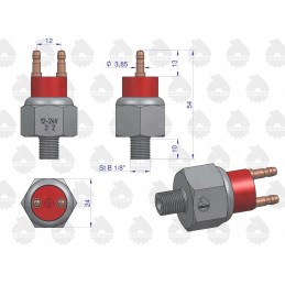 Apvalus stabdžių žibintų jungiklis C 360 originalus Ursus