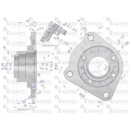 Starterio galvutė c 330 c 360 zetor magnetinis tipas