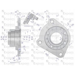 Starterio galvutė c 330 c 360 zetor magnetinis tipas