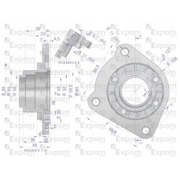 Starterio galvutė c 330 c 360 zetor magnetinis tipas