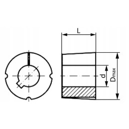 42 mm kūginė koto rankovė