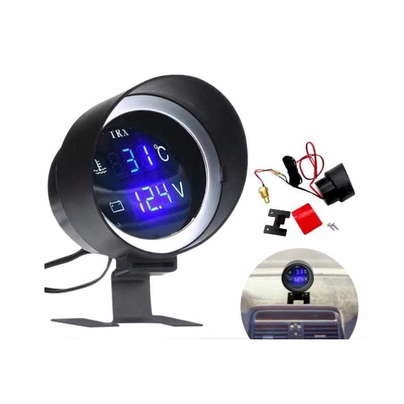 Vandens temperatūros matuoklis automobilio voltmetrui