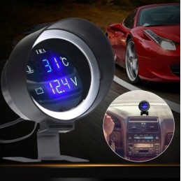 Vandens temperatūros matuoklis automobilio voltmetrui