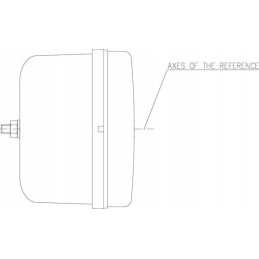 Stačiakampis kombinuotas galinis žibintas, dešinysis, halogeninis 12