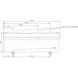 Stačiakampis kombinuotas galinis žibintas, dešinysis, halogeninis 12