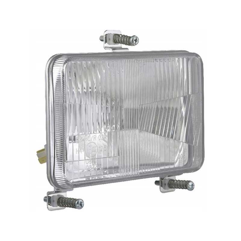 Priekinis žibintas h4 stačiakampis 12 24v