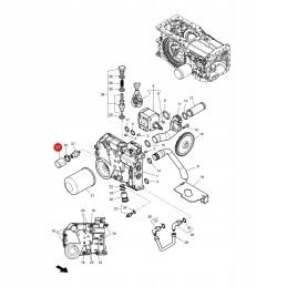 Jutiklio dangtelis massey ferguson 4305187m1 originalus