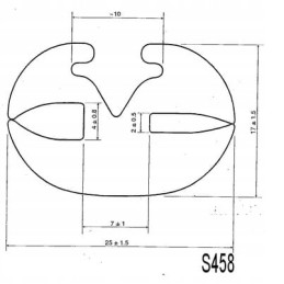 Stiklo sandariklis s 458