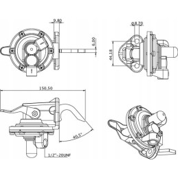 Kramp degalų siurblys tinka Perkinsui