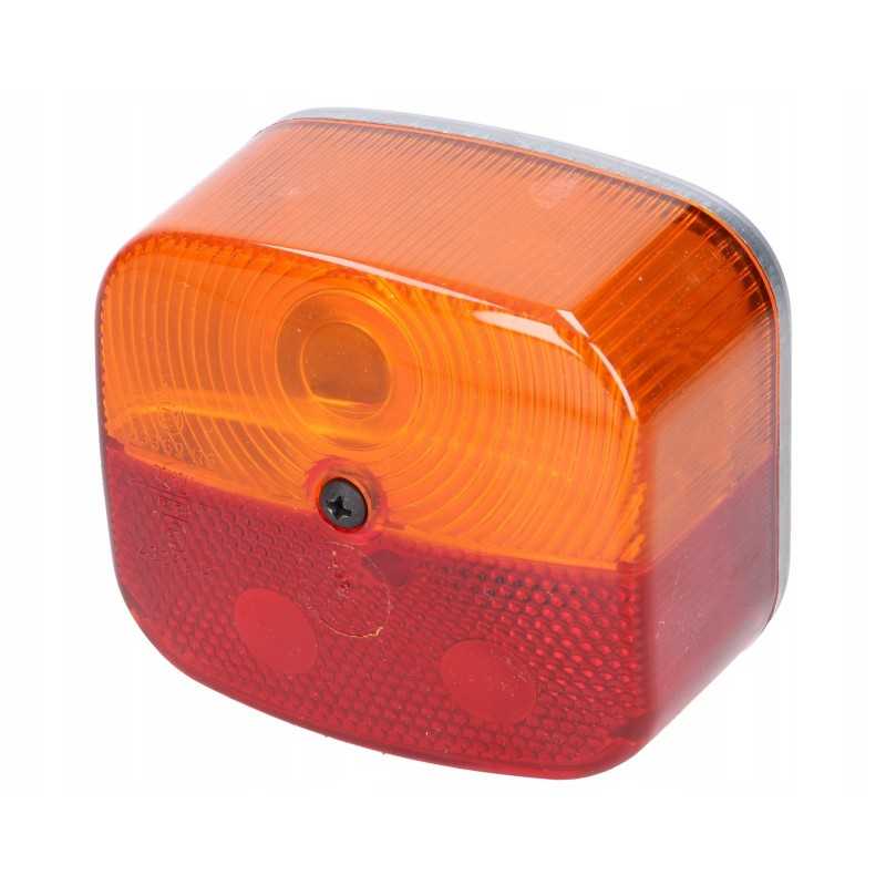 Kairysis galinis žibintas 95x85mm Claas Renault 7700003987