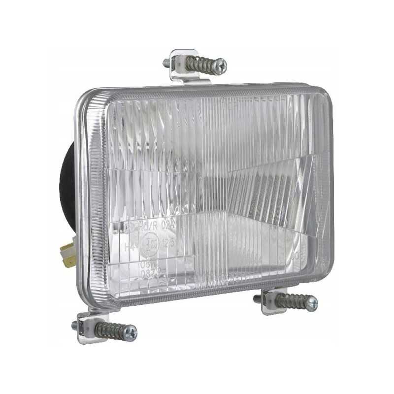 Priekinis žibintas h4 stačiakampis 12 24v