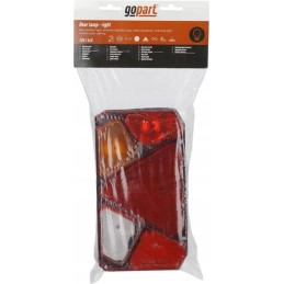 Stačiakampis kombinuotas galinis žibintas, dešinysis, halogeninis 12