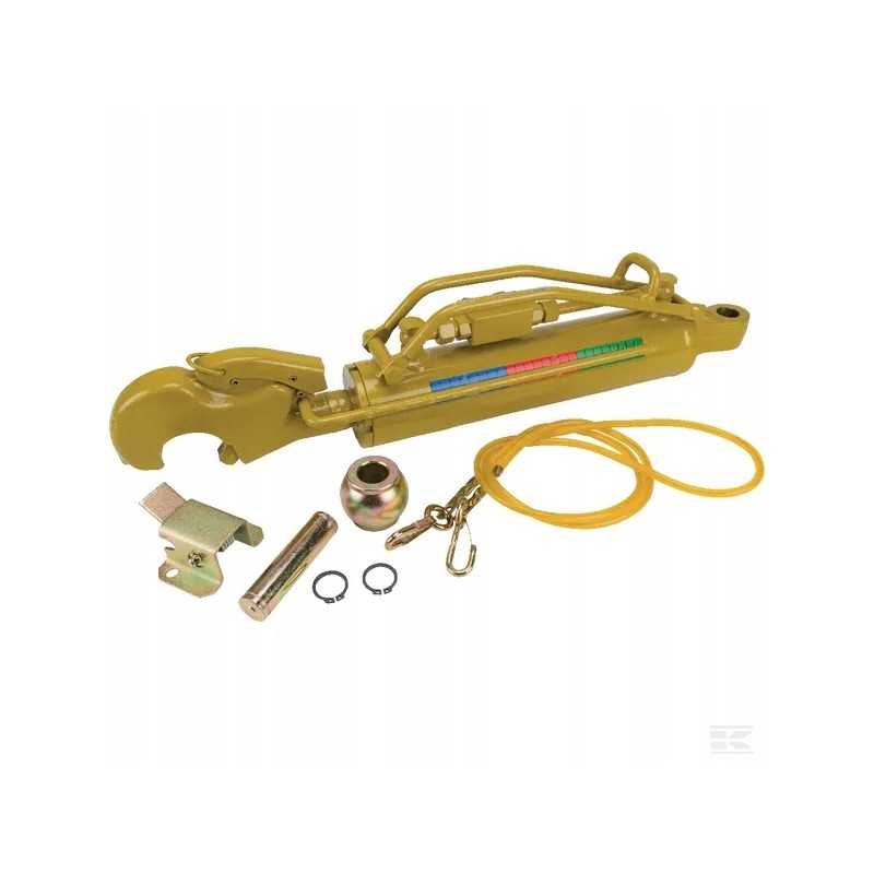 Ištisinė viršutinė trauklė, hidraulinis kablys su kamuoliuku