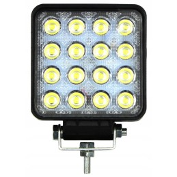16LED halogeninė 48W 12V 24V LED darbo lempa