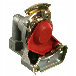 Automatinė pneumatinė jungtis 2xm16x1 5 raudona