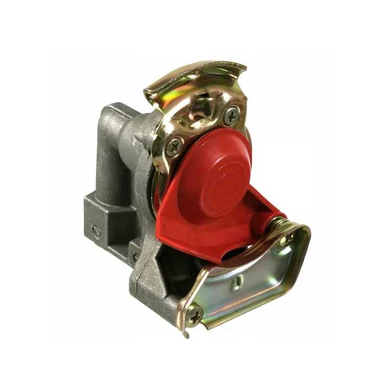 Automatinė pneumatinė jungtis 2xm16x1 5 raudona