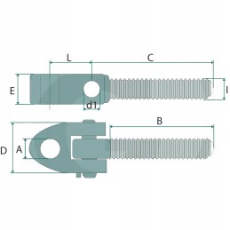 Cat III M36x3 centrinės jungties galvutė