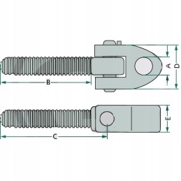 Centrinė jungties galvutė, 3 kategorija, m40x3